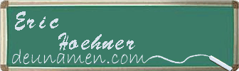 Eric Hoehner Visitenkarte
